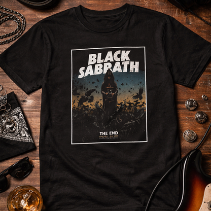 Camiseta Algodon Black Sabbath Poster The End 2016