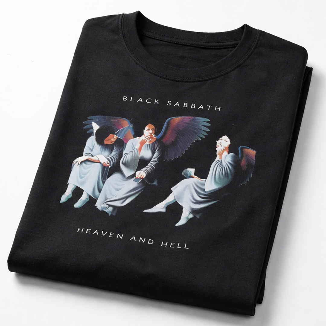 Camiseta Algodon Black Sabbath Heave And Hell