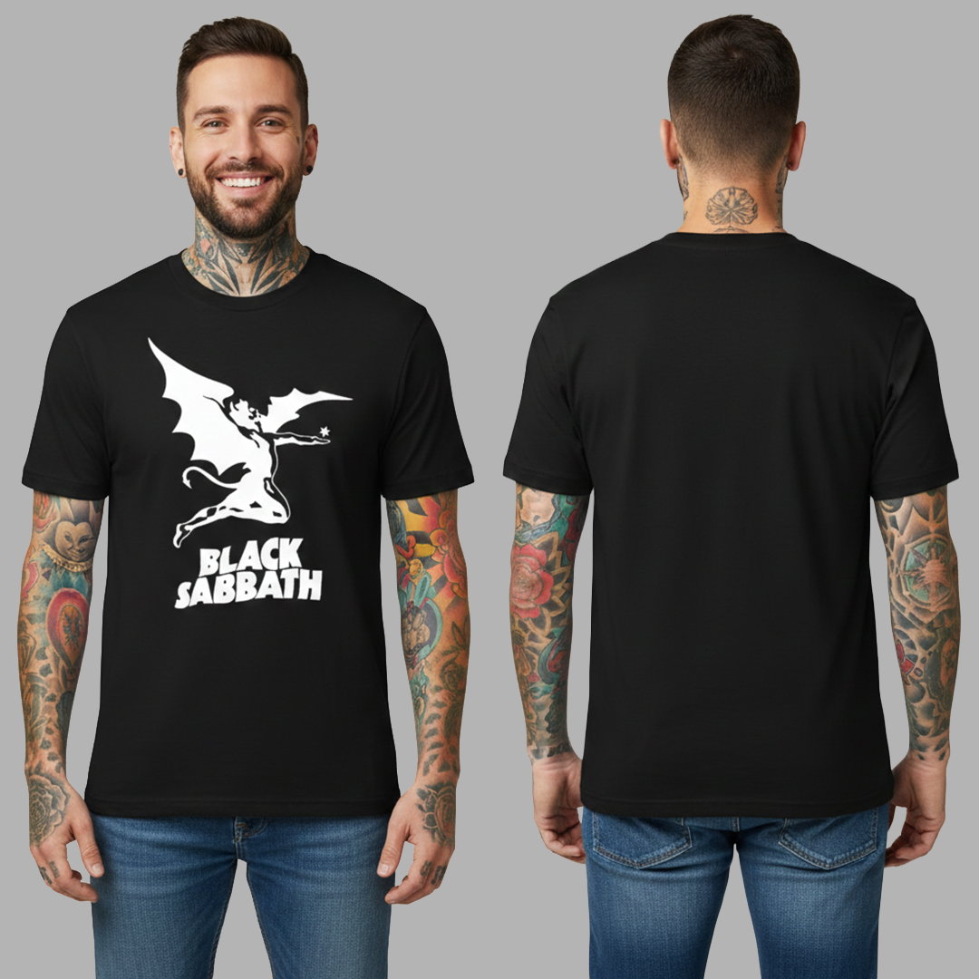 Camiseta Algodón Black Sabbath Band