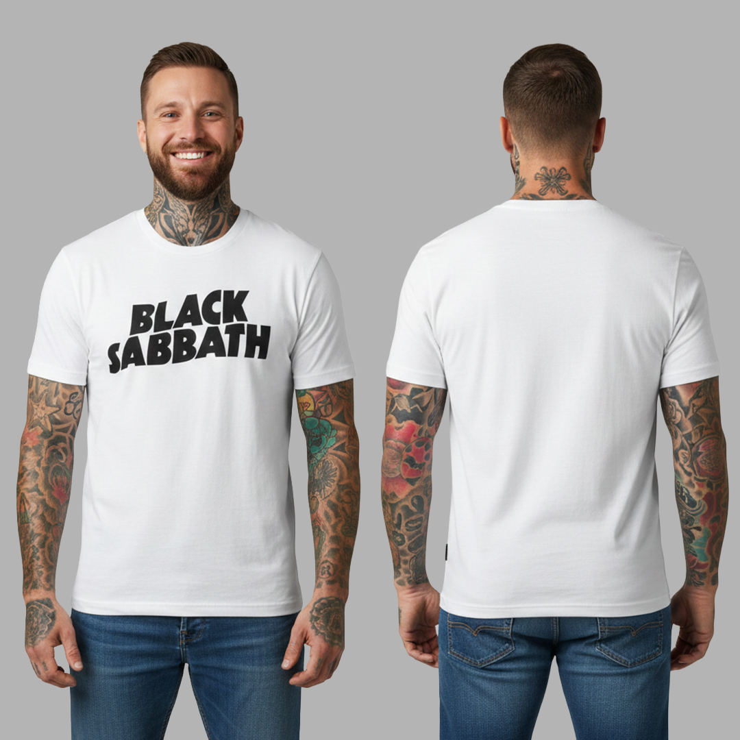 Camiseta Algodon Black Sabbath Rock band
