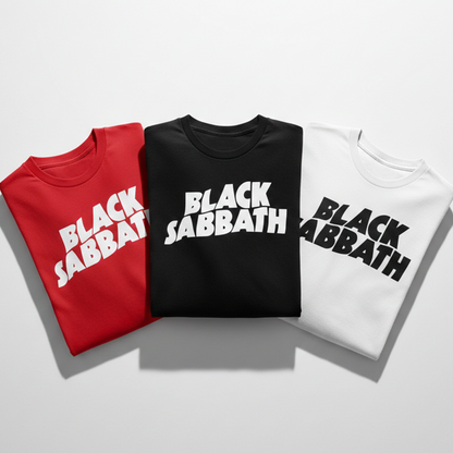 Camiseta Algodon Black Sabbath Rock band
