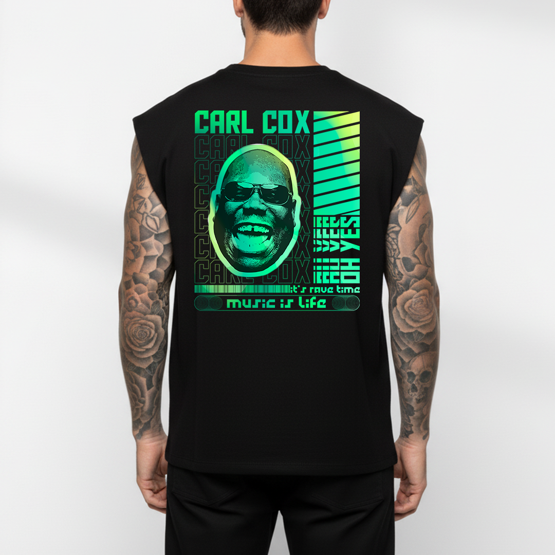 Esqueleto Manga Carl Cox Music Life Verde