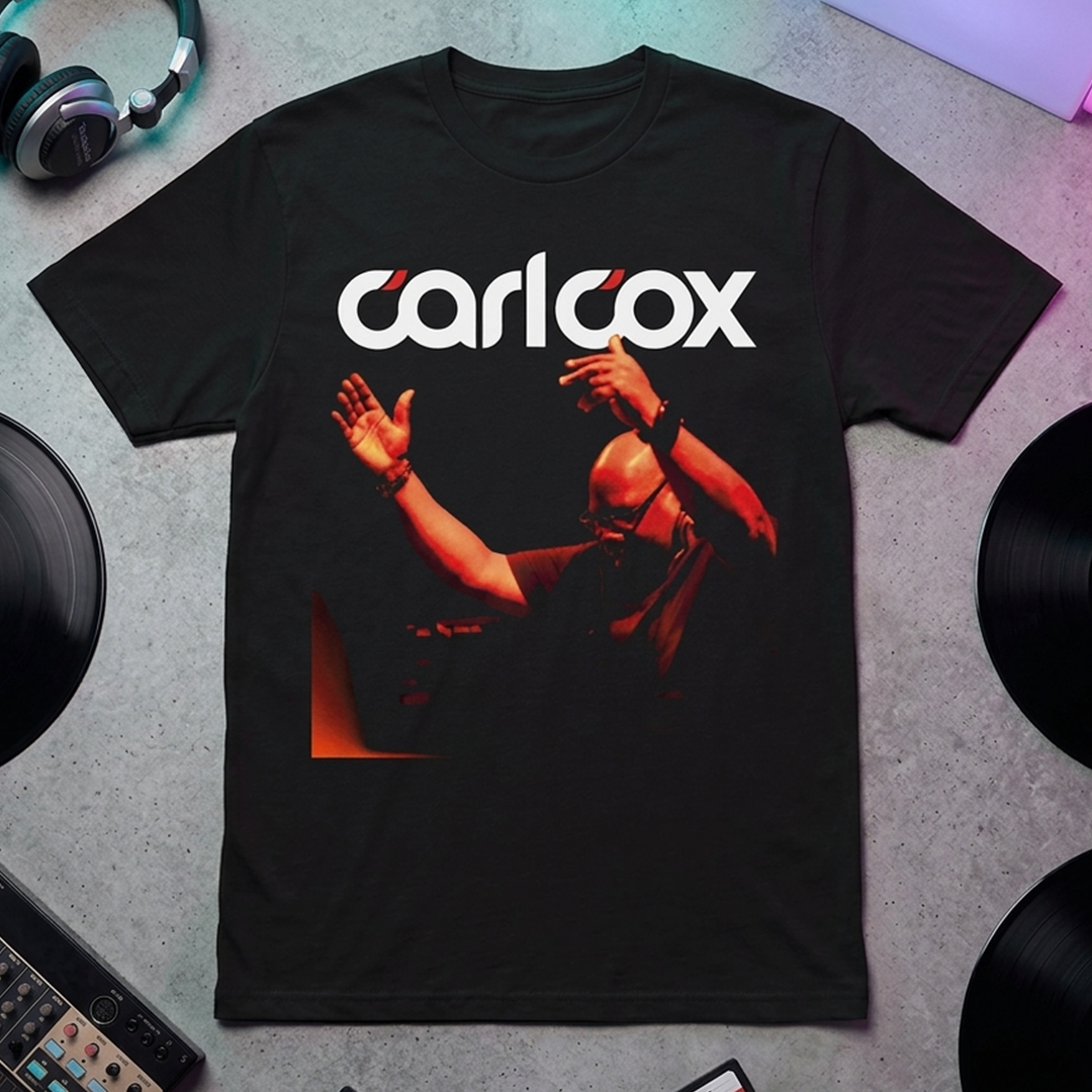 Camiseta en algodón Carl Cox Art