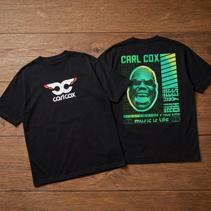 Camiseta Oversize Carl Cox Music Life Verde