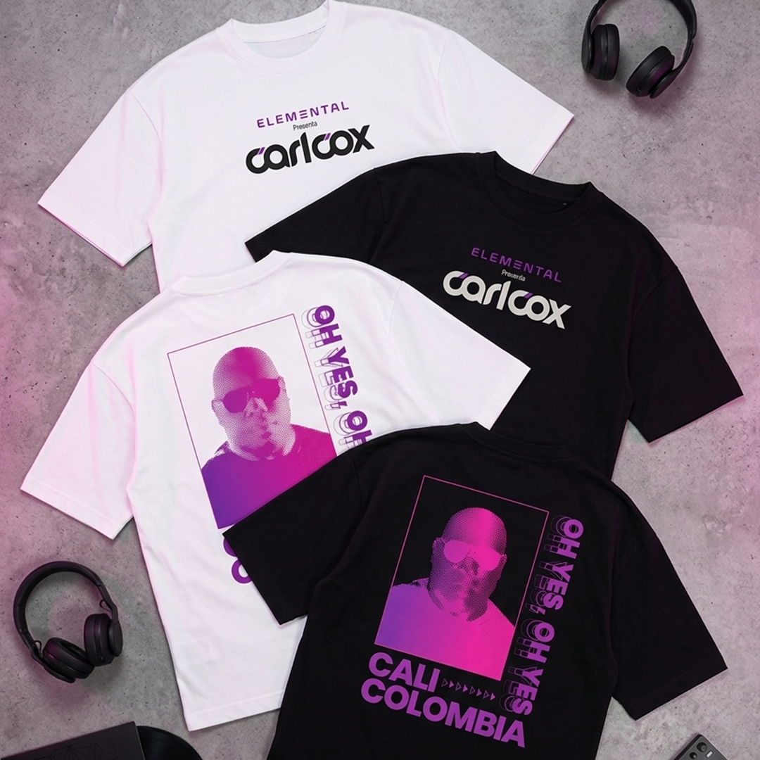 Camiseta Oversize Carl Cox Face 2
