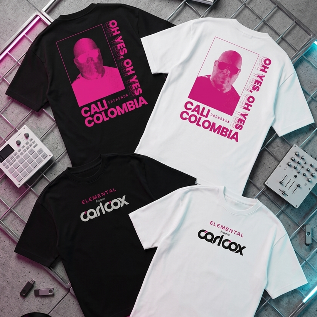 Camiseta Oversize Carl Cox Face 5