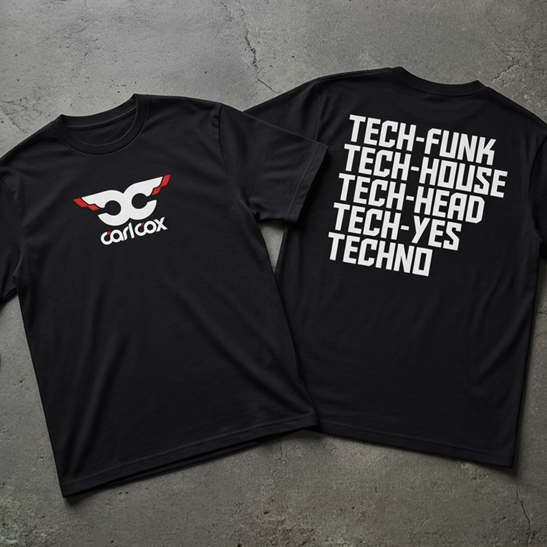 Camiseta Oversize Carl Cox Tech - Funk