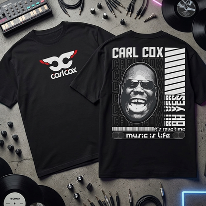 Camiseta Oversize Carl Cox Art