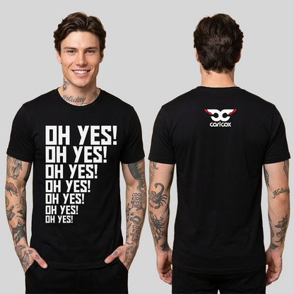 Camiseta Algodón Doble Estampado Carl Cox Oh Yes!