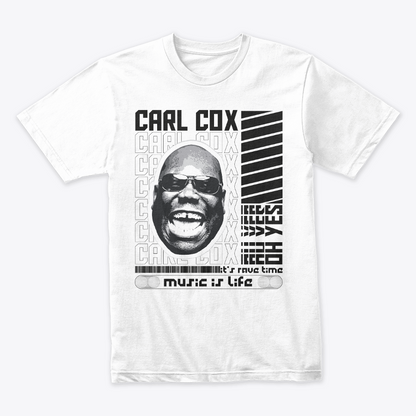 Camiseta Algodón Doble Estampado Carl Cox Art