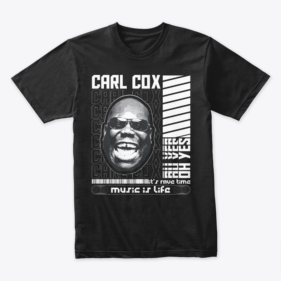 Camiseta Algodón Doble Estampado Carl Cox Art