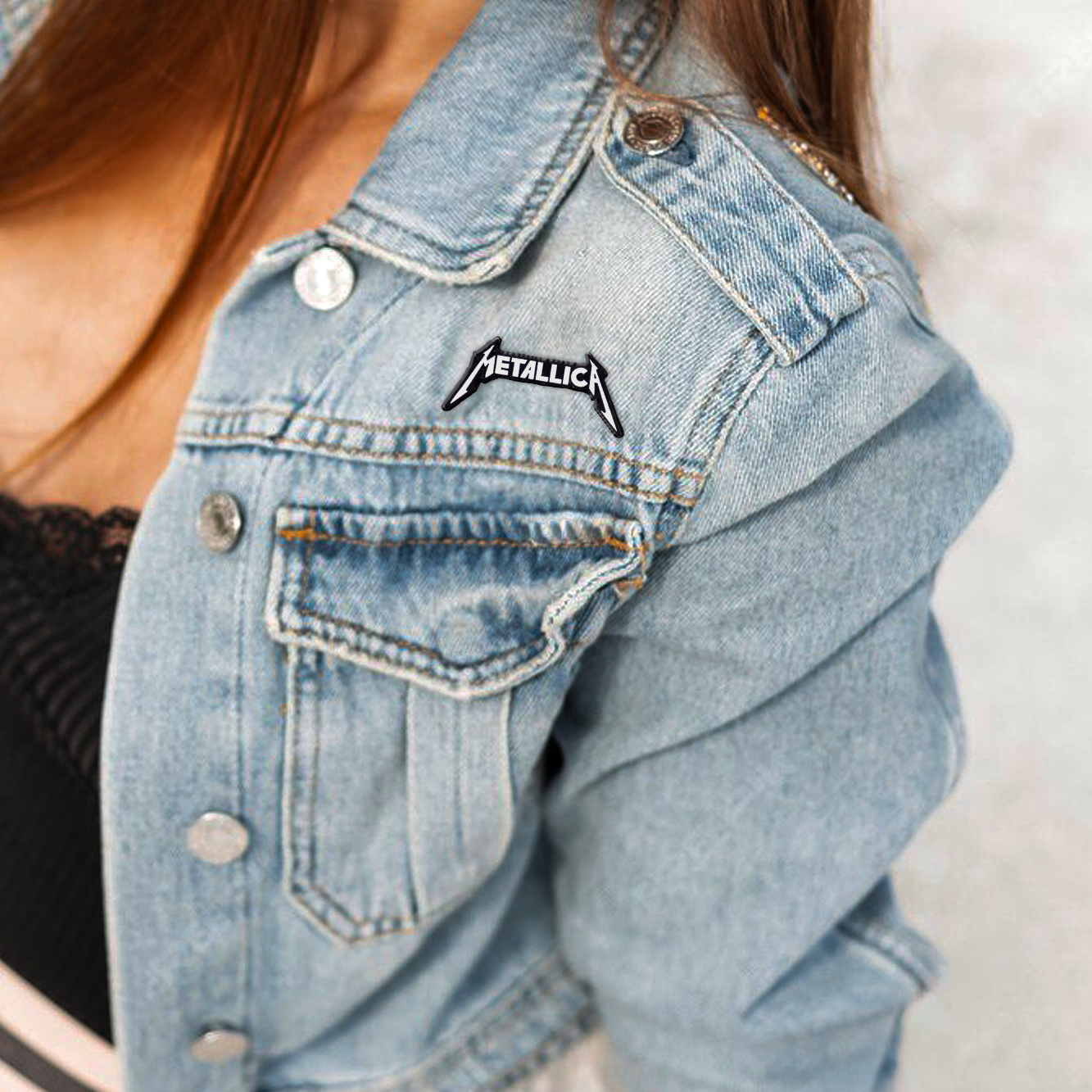 Pin Metálico Rock Metallica