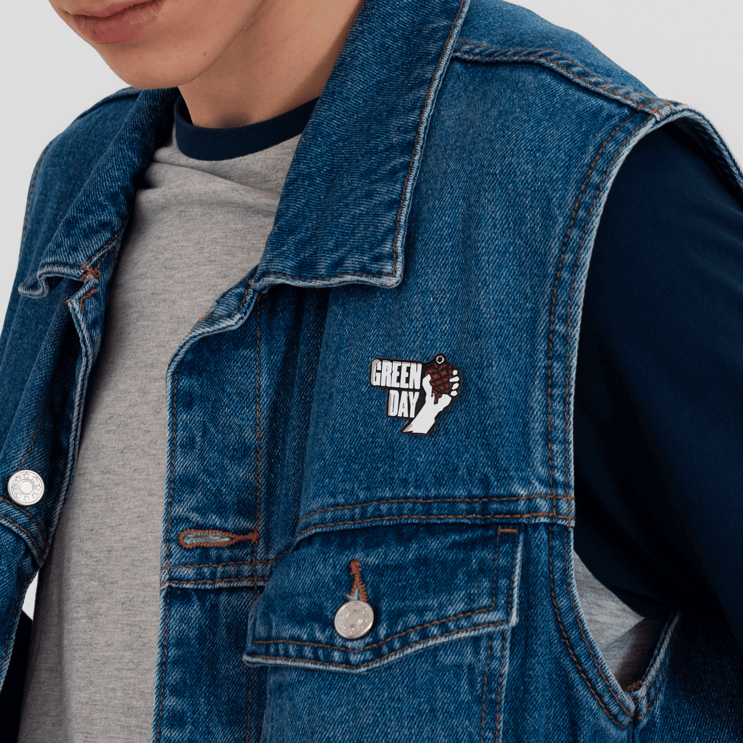 Pin Metálico Rock Green Day