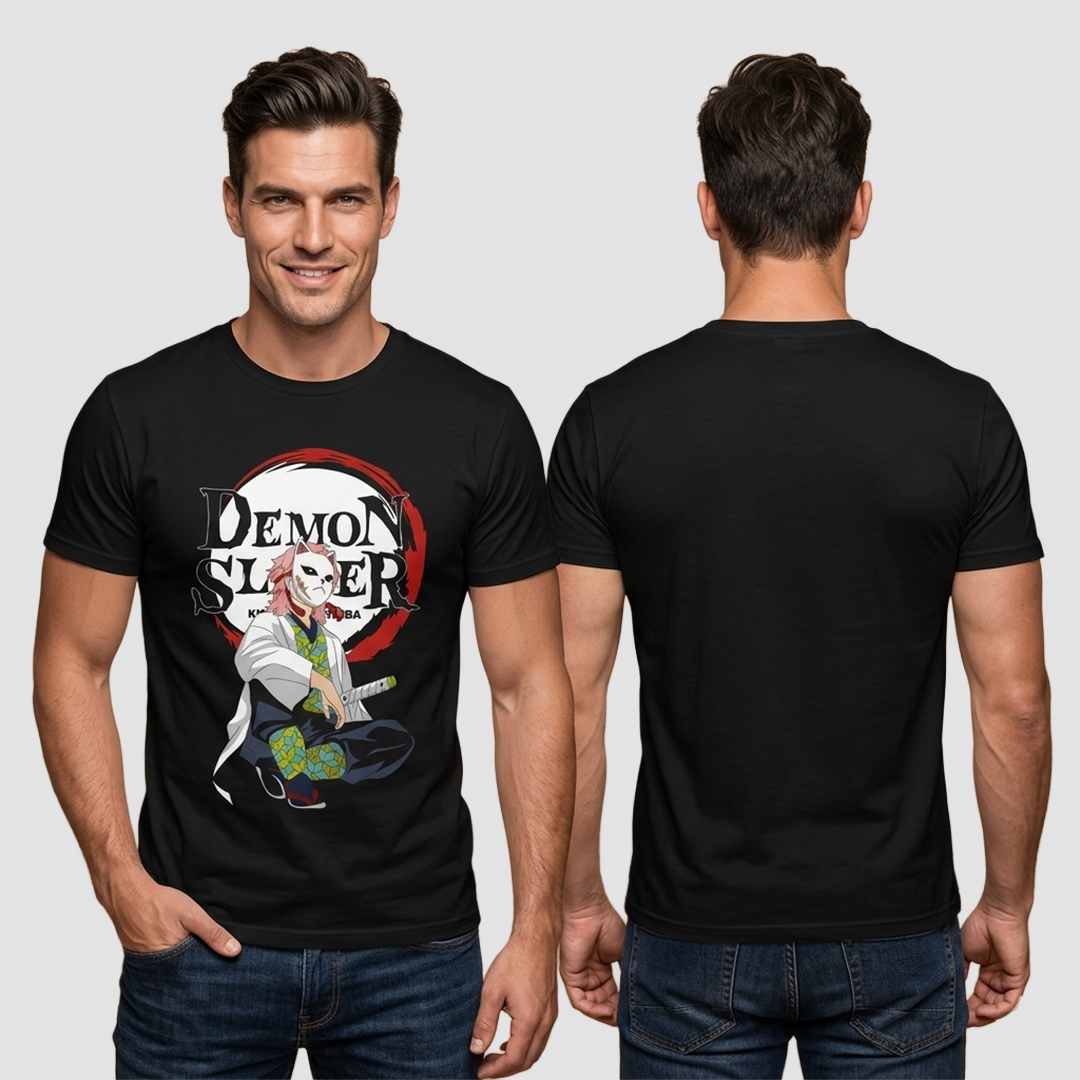 Camiseta Algodon Demon Slayer Sabito Poster