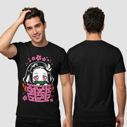 Camiseta Algodon Demon Slayer Nezuko kawaii