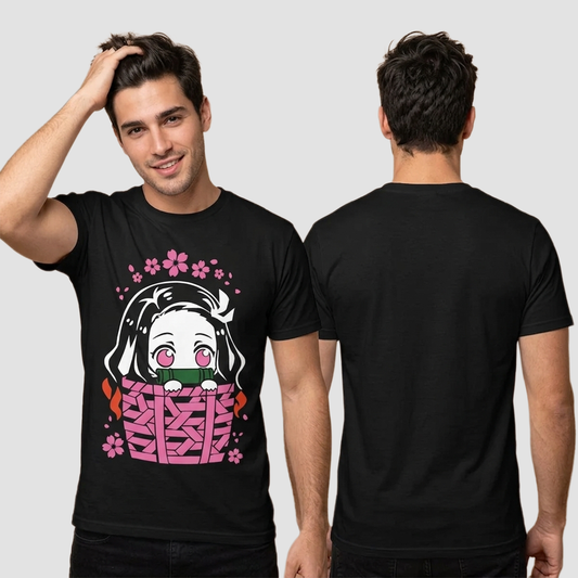 Camiseta Algodon Demon Slayer Nezuko kawaii