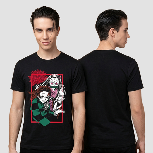 Camiseta Algodon Demon Slayer Bodies Poster