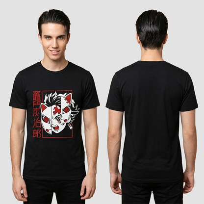 Camiseta Algodon Demon slayer Faces