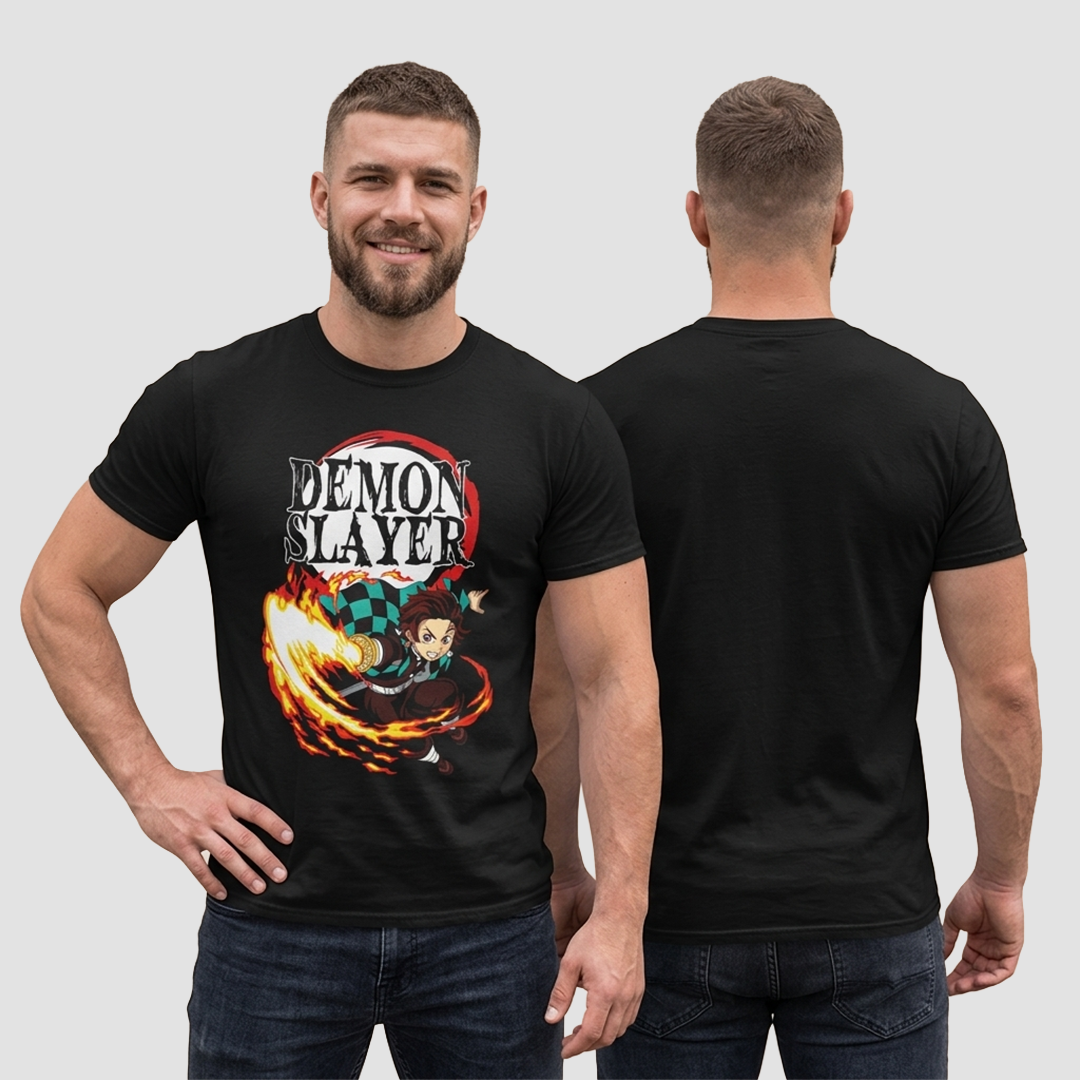 Camiseta Algodon Demon Slayer Art