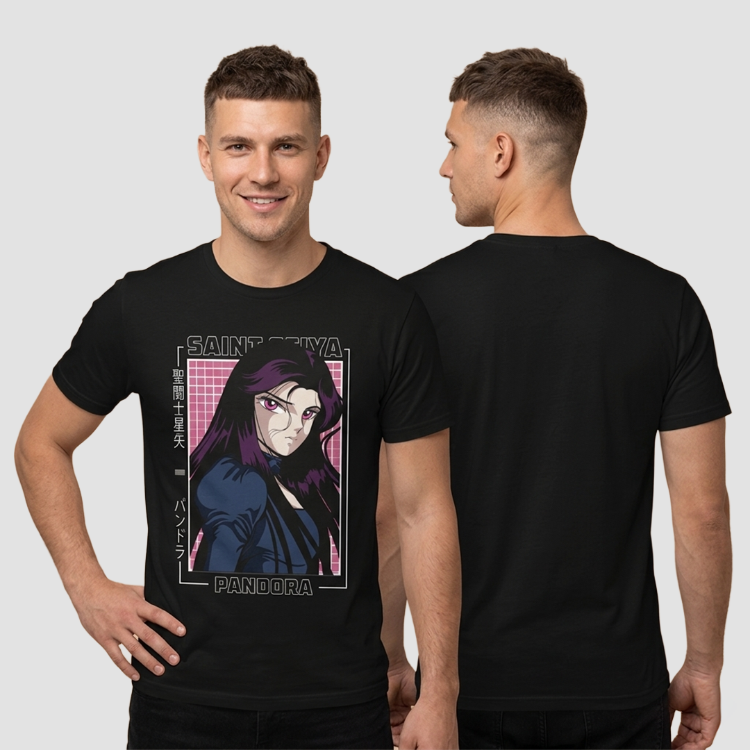 Camiseta Algodon Caballeros Del Zodiaco Pandora Poster