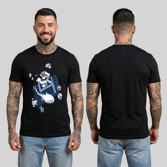 Camiseta Algodon Super Mario Poster