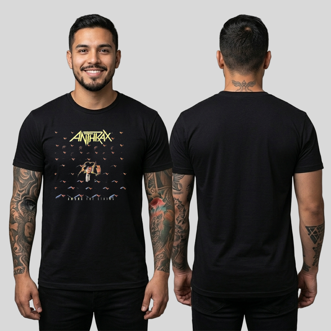 Camiseta Algodon Anthrax Amogon The Living
