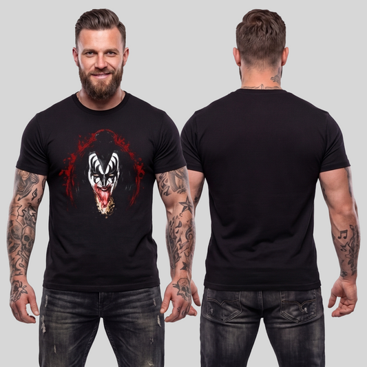 Camiseta Algodon Kiss Gene Simmons Face