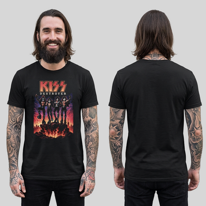 Camiseta Algodon Kiss Destroyer