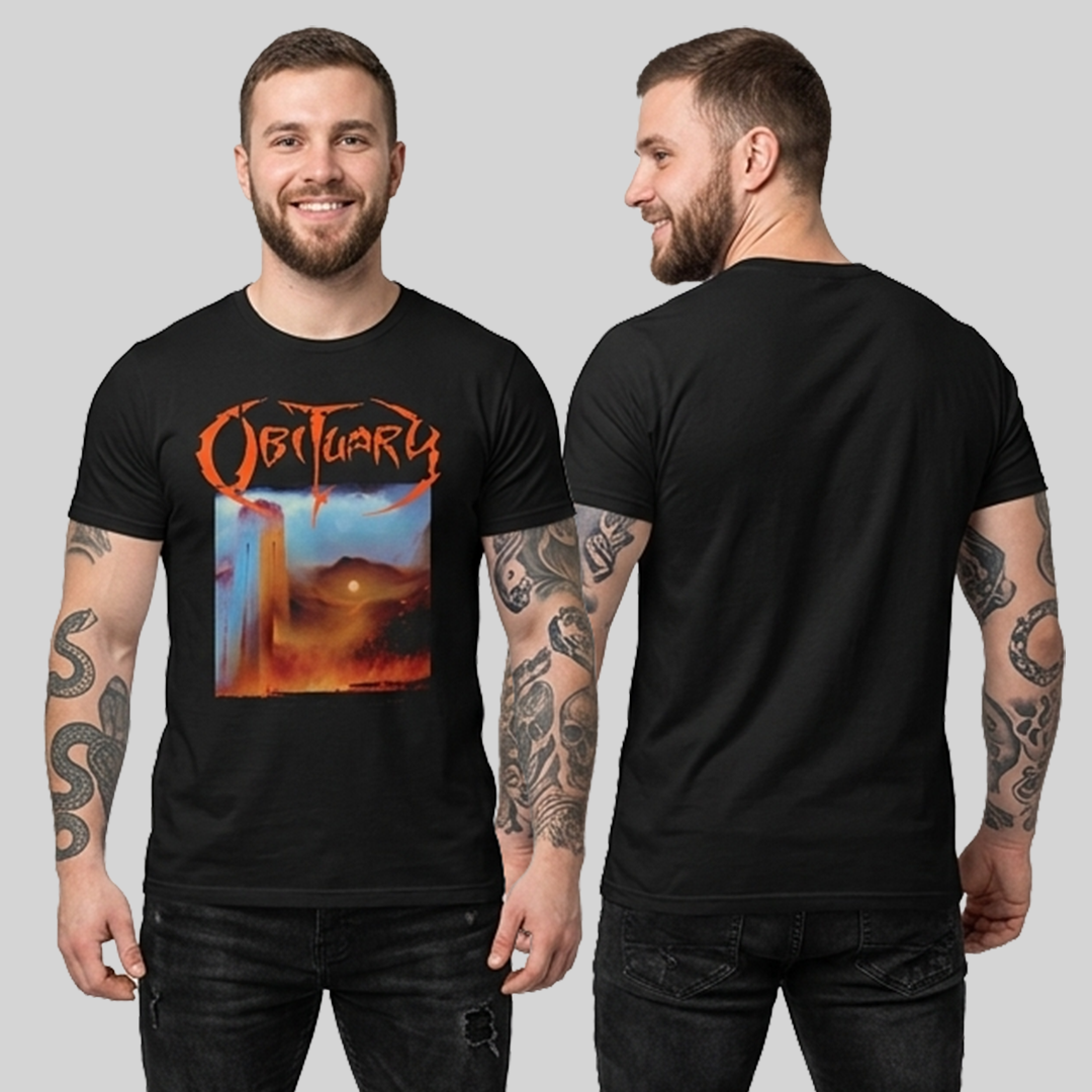 Camiseta Algodón Obituary ying of Everything.