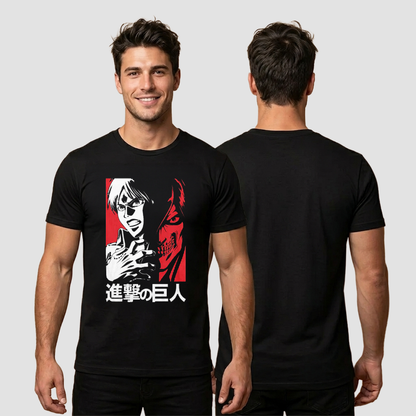 Camiseta Algodon Eren Jaeger Shingeki No Kyojin Poster