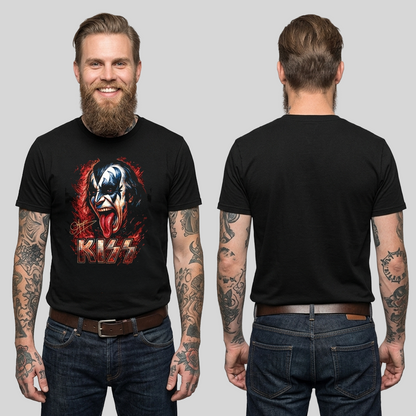 Camiseta Algodon Kiss Face 3