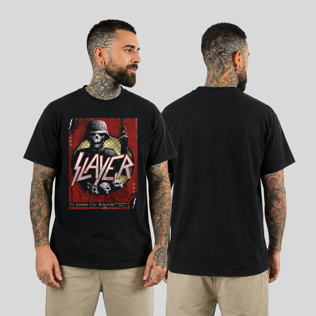 Camiseta Algodon Slayer San Francisco Poster