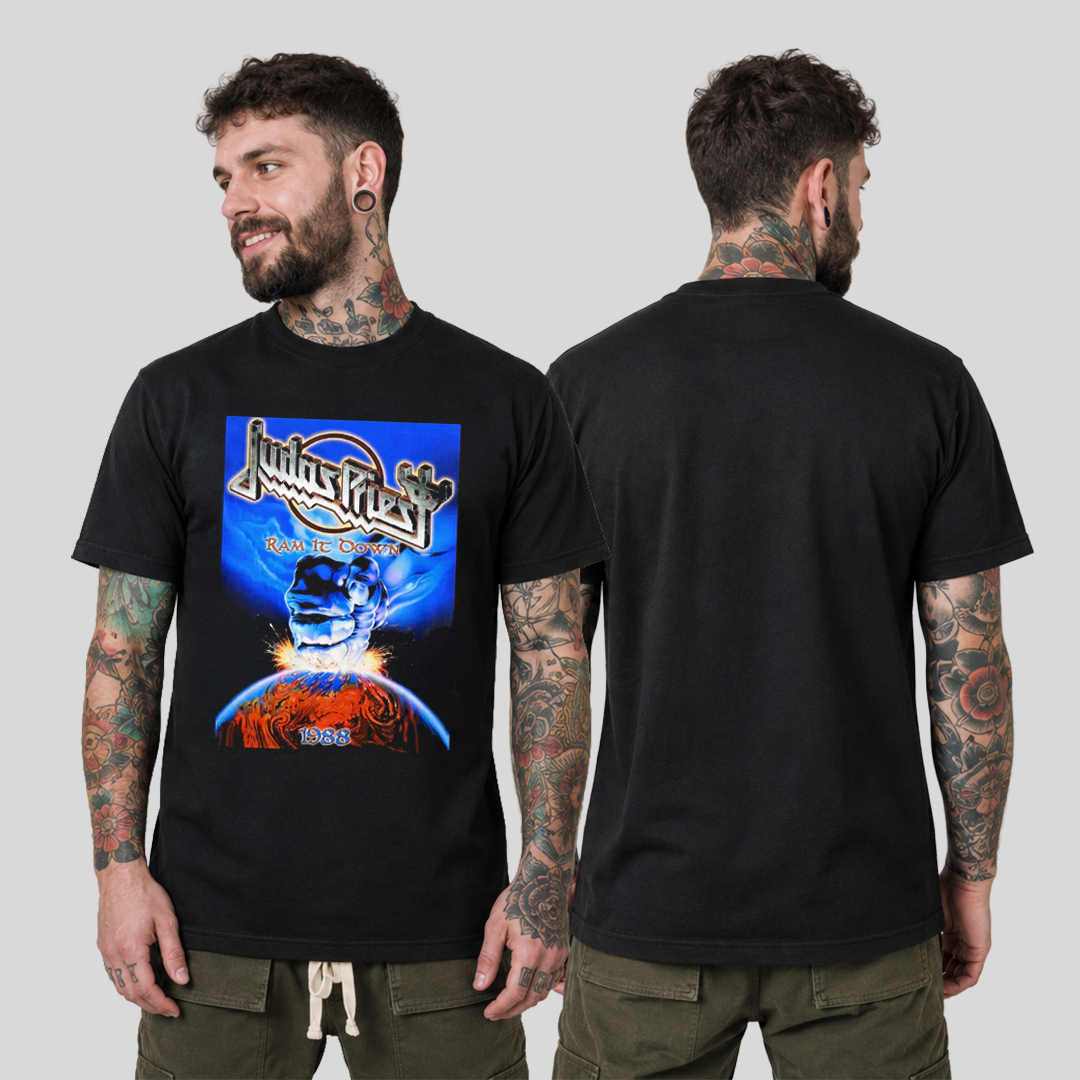 Camiseta Algodon Judas Priest Ram It Down