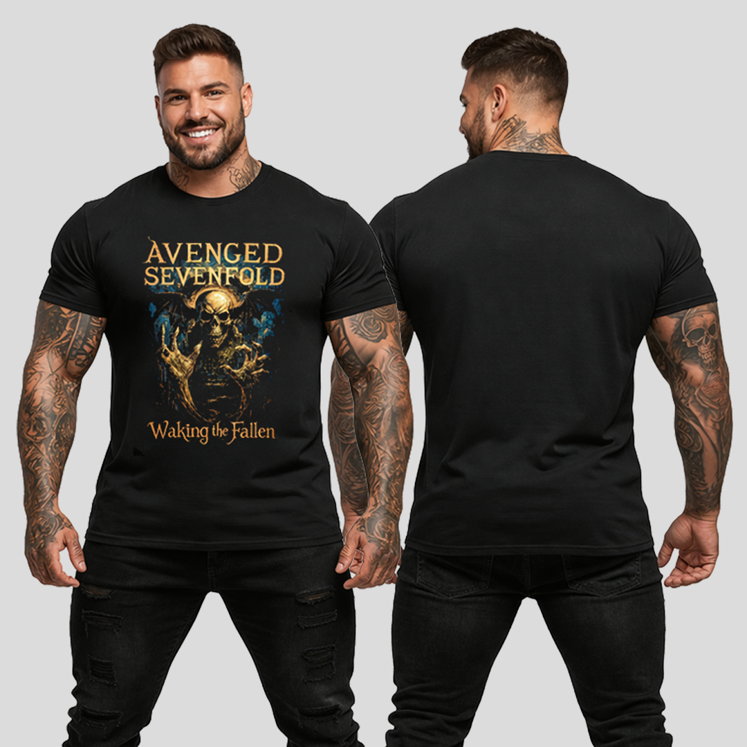 Camiseta Algodon Avenged Sevenfold walking the fallen 2