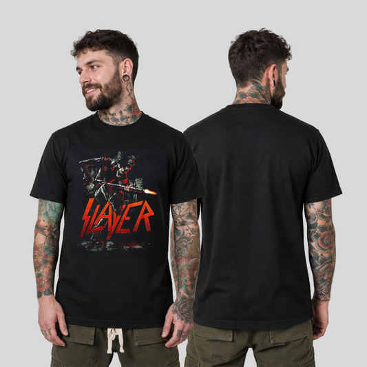 Camiseta Algodon Slayer Koszulka