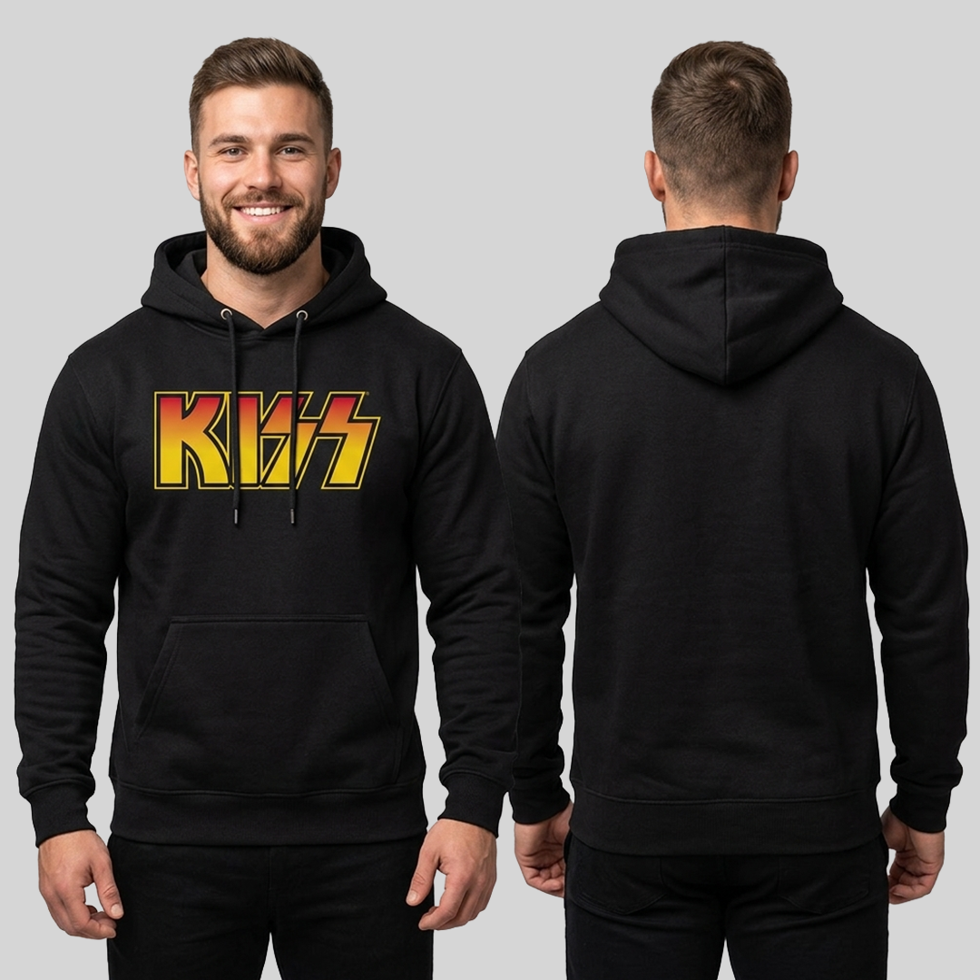 Buzo Capota Kiss Logo