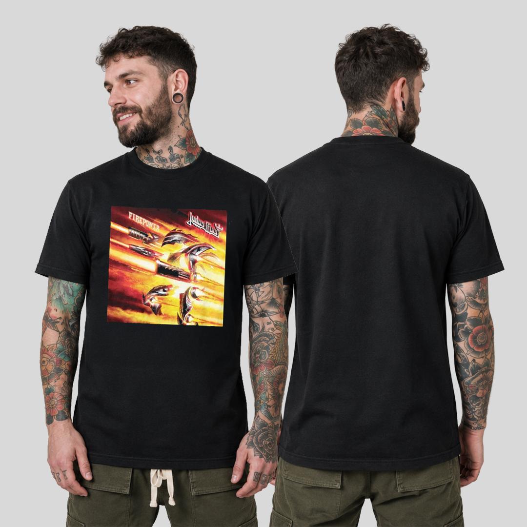 Camiseta Algodon Judas Priest Firepower