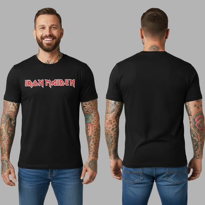 Camiseta Algodon Iron maiden Logo