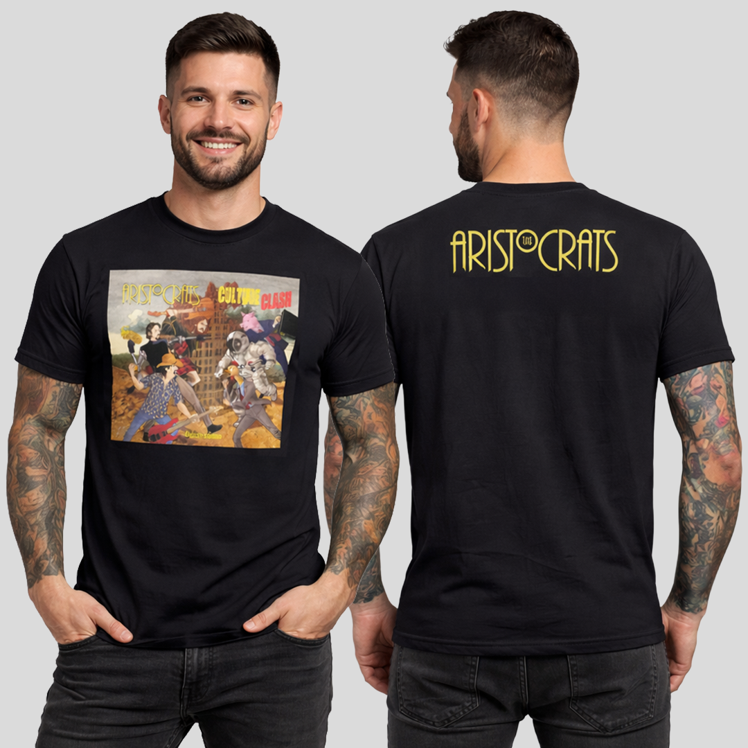 Camiseta de Algodon doble estampado Aristocrats Culture Clash