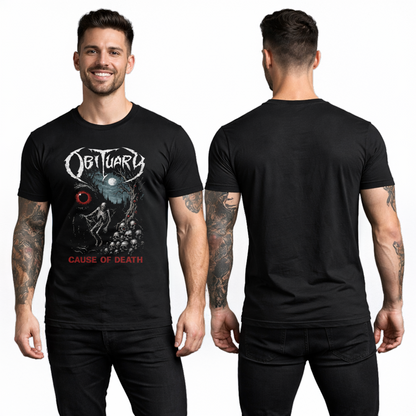 Camiseta Algodon Obituary Cause Of Death