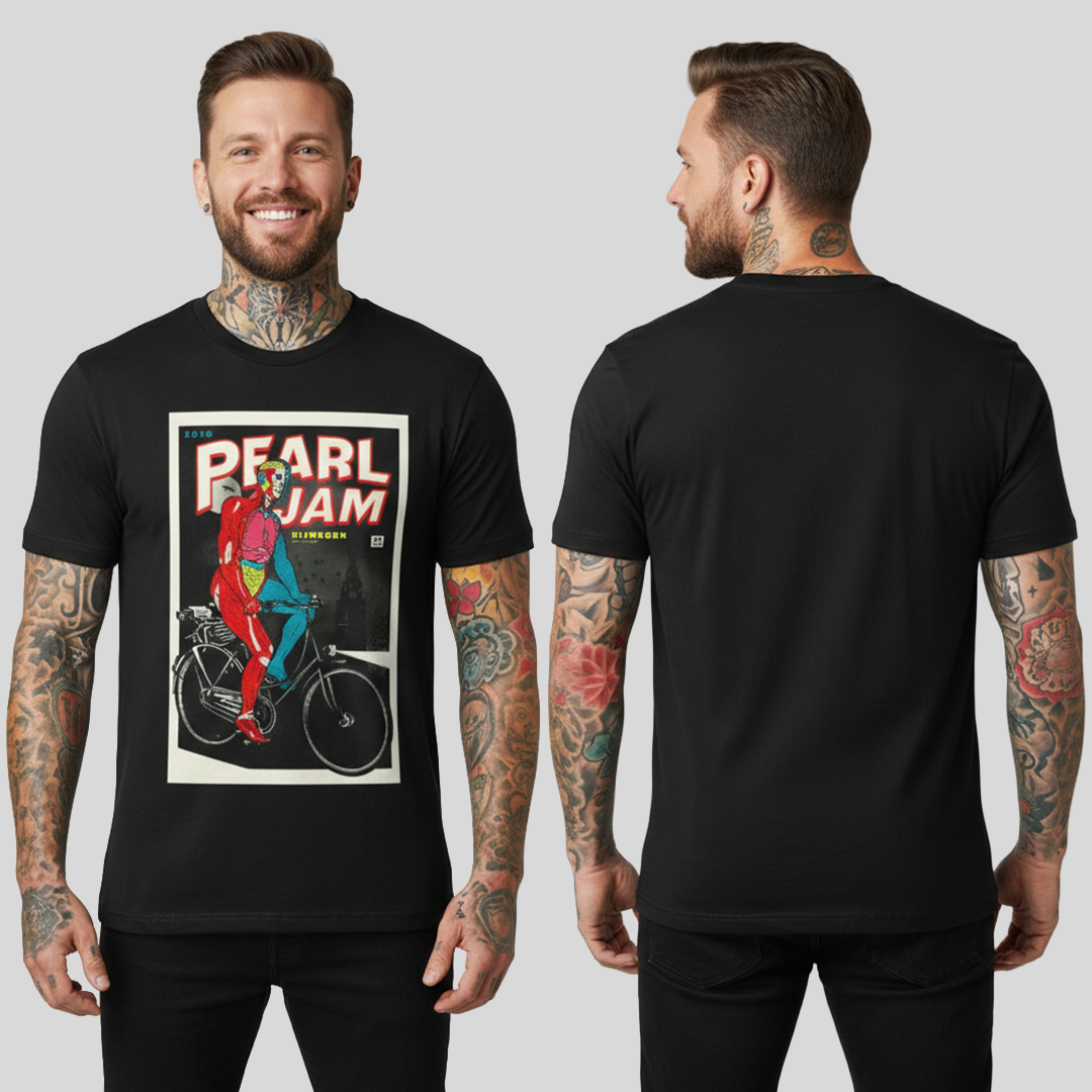 Camiseta Algodon Pearl Jam Poster 2010