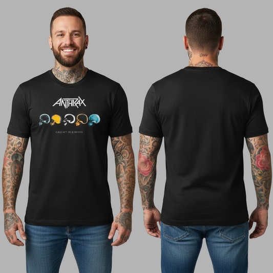 Camiseta de Algodón Anthrax caught in a mosh