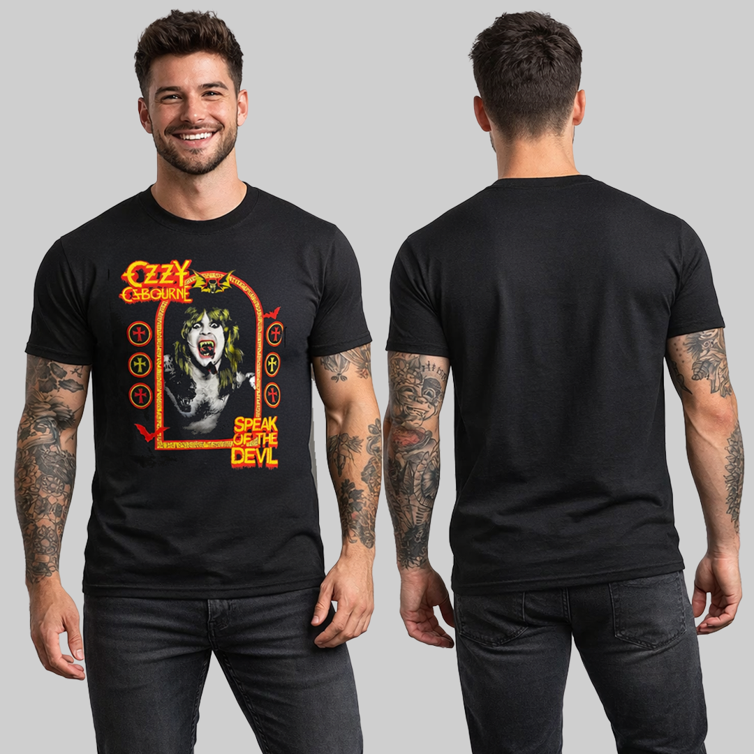 Camiseta Algodon Ozzy Osbourne Speak Of The Devil