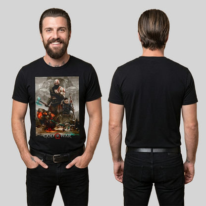 Camiseta Algodon God Of War Art