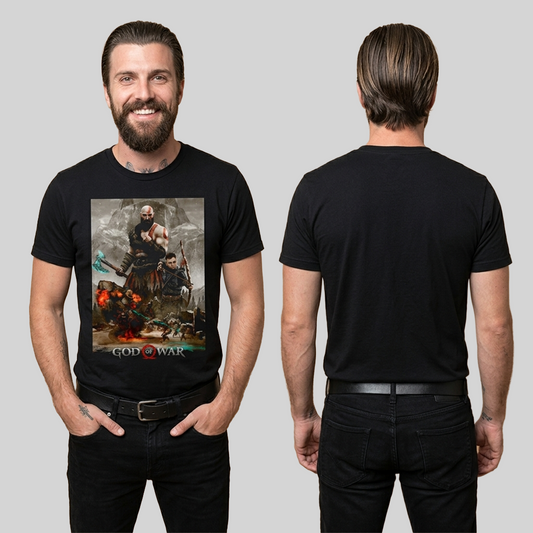 Camiseta Algodon God Of War Art
