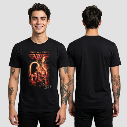 Camiseta Algodon Eddie Van Hallen
