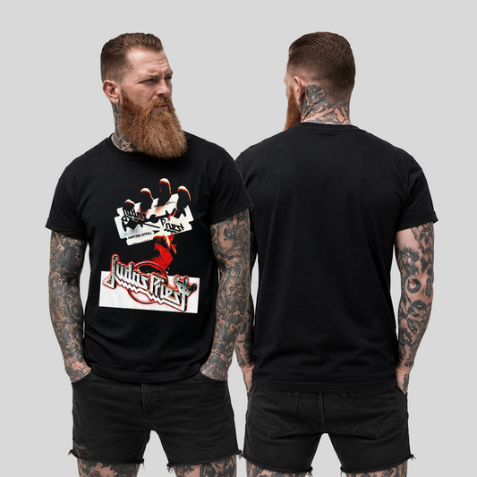 Camiseta Algodon Judas Priest British Steel