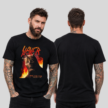 Camiseta Algodon Slayer Electric Factory Poster