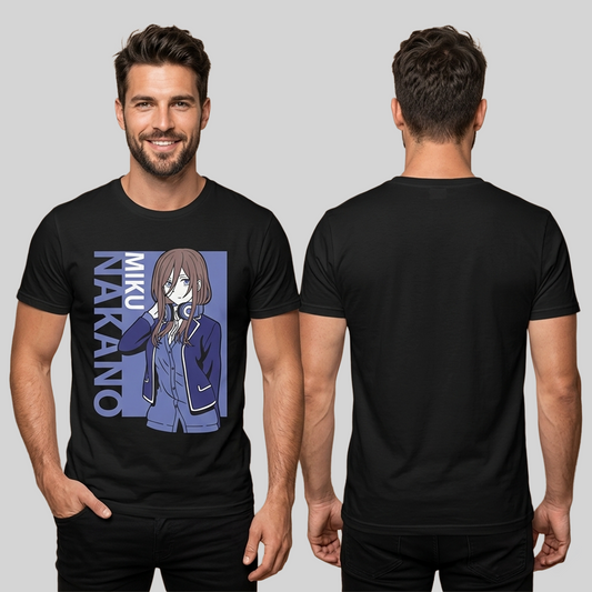 Camiseta Algodon Miku Nakano Anime Art