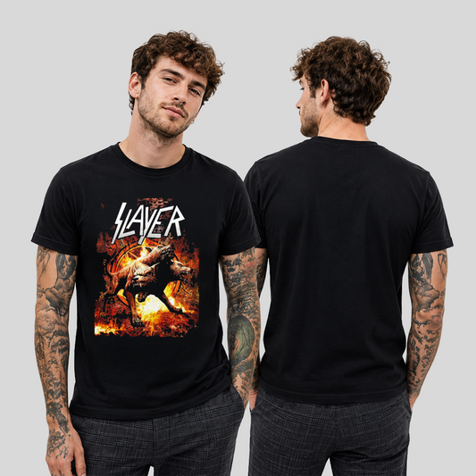 Camiseta Algodon Slayer Cerbero Poster